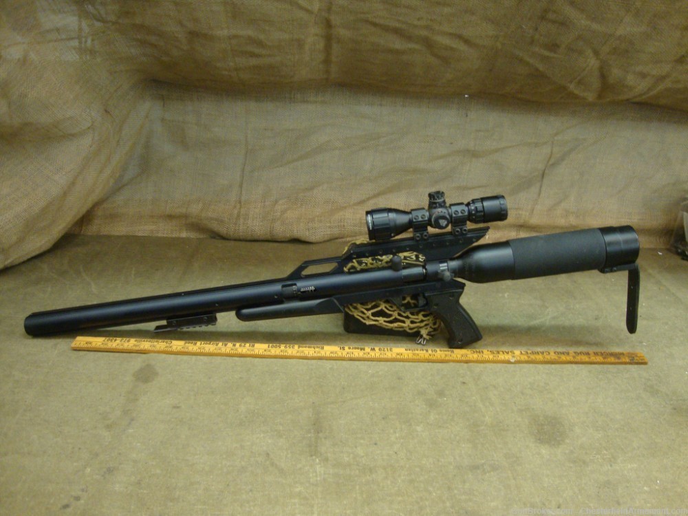 AirForce Mod R1201\, w/UTG 3-9 x 32 scope, 25 CAL Pnumatic Rifle-img-0