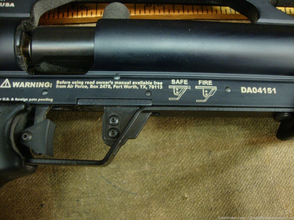 AirForce Mod R1201\, w/UTG 3-9 x 32 scope, 25 CAL Pnumatic Rifle-img-13