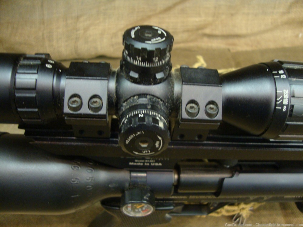 AirForce Mod R1201\, w/UTG 3-9 x 32 scope, 25 CAL Pnumatic Rifle-img-14