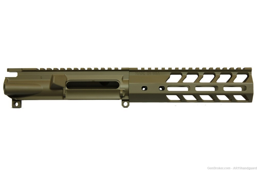 AR15 Stripped upper w/ 7" MLOK Handguard Cerakote FDE Combo (MADE IN USA)-img-0
