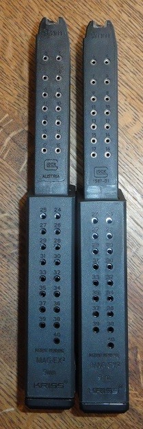 Kriss Glock 17 Factory 40rd 9mm Magazines - Set of TWO!-img-0