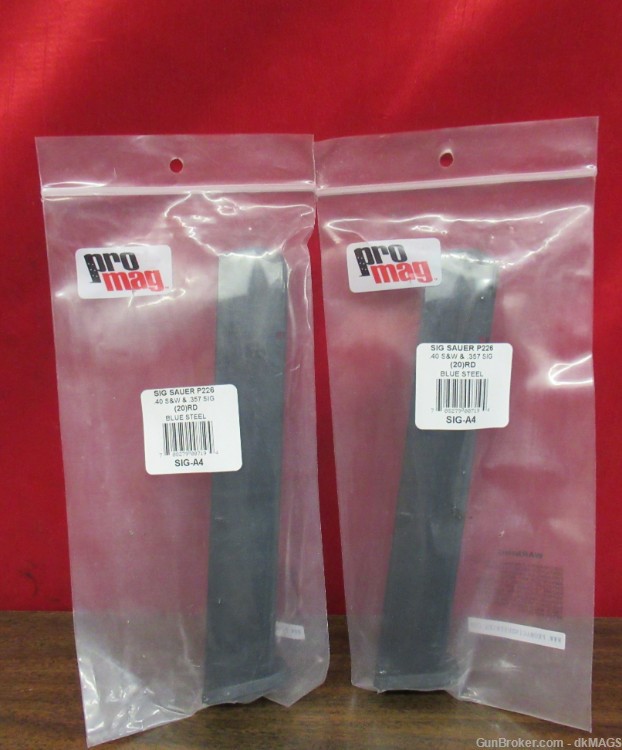 2 ProMag 20rd Sig Sauer P226 Magazines .40 S&W .357 SIG-img-0