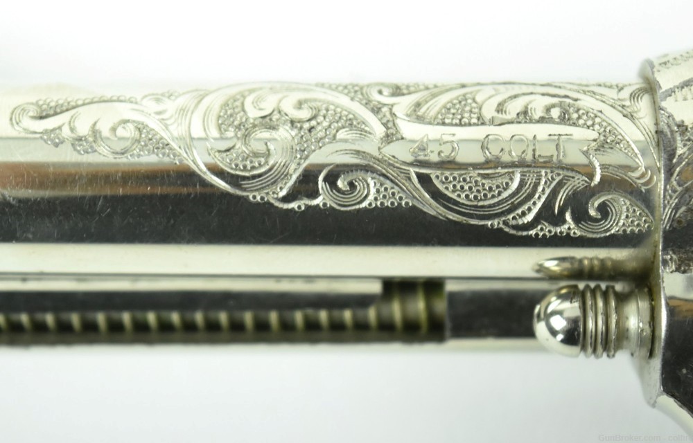 Colt Factory Engraved Long Flute Single Action Army .45 LC (C12733) ATX-img-8