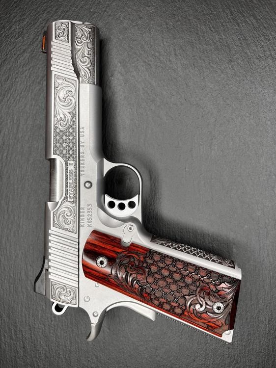 Kimber 1911 Custom Engraved Royal Chateau AA by Altamont .45ACP-img-10