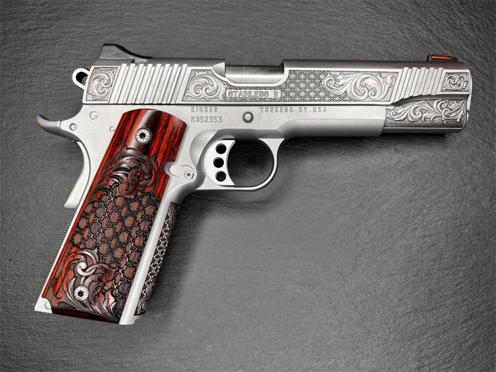 Kimber 1911 Custom Engraved Royal Chateau AA by Altamont .45ACP-img-9