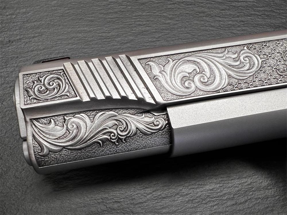 Kimber 1911 Custom Engraved Royal Chateau AA by Altamont .45ACP-img-2