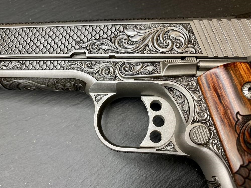 Kimber 1911 Custom Engraved Royal Fish Scale AAA by Altamont .45ACP-img-3