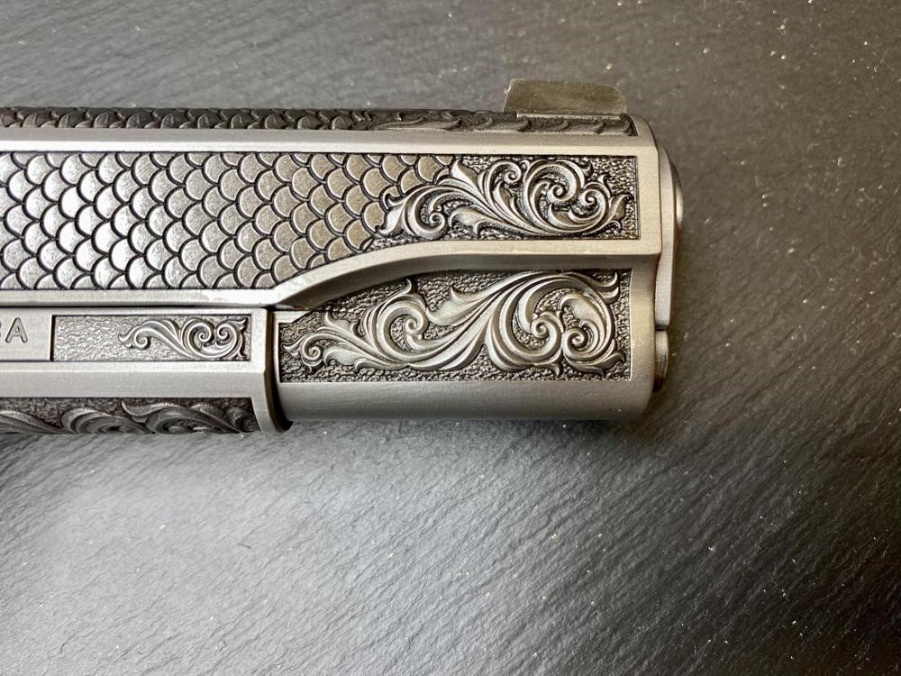 Kimber 1911 Custom Engraved Royal Fish Scale AAA by Altamont .45ACP-img-10
