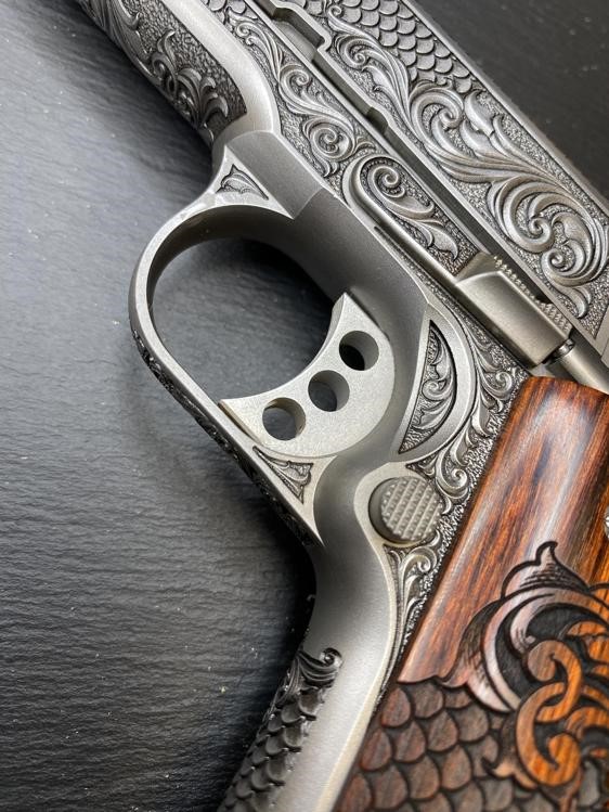 Kimber 1911 Custom Engraved Royal Fish Scale AAA by Altamont .45ACP-img-5