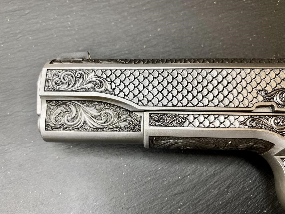 Kimber 1911 Custom Engraved Royal Fish Scale AAA by Altamont .45ACP-img-2
