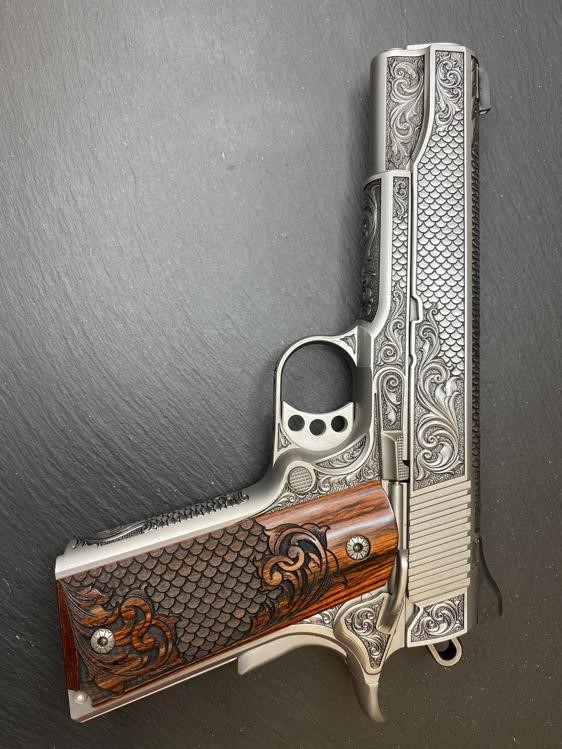 Kimber 1911 Custom Engraved Royal Fish Scale AAA by Altamont .45ACP-img-20