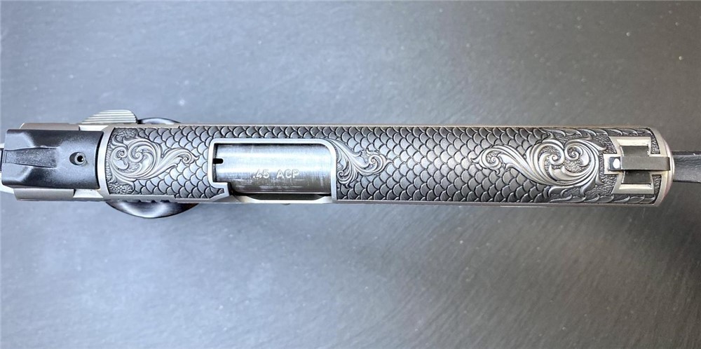 Kimber 1911 Custom Engraved Royal Fish Scale AAA by Altamont .45ACP-img-15