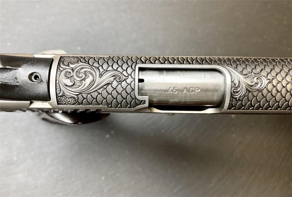 Kimber 1911 Custom Engraved Royal Fish Scale AAA by Altamont .45ACP-img-18