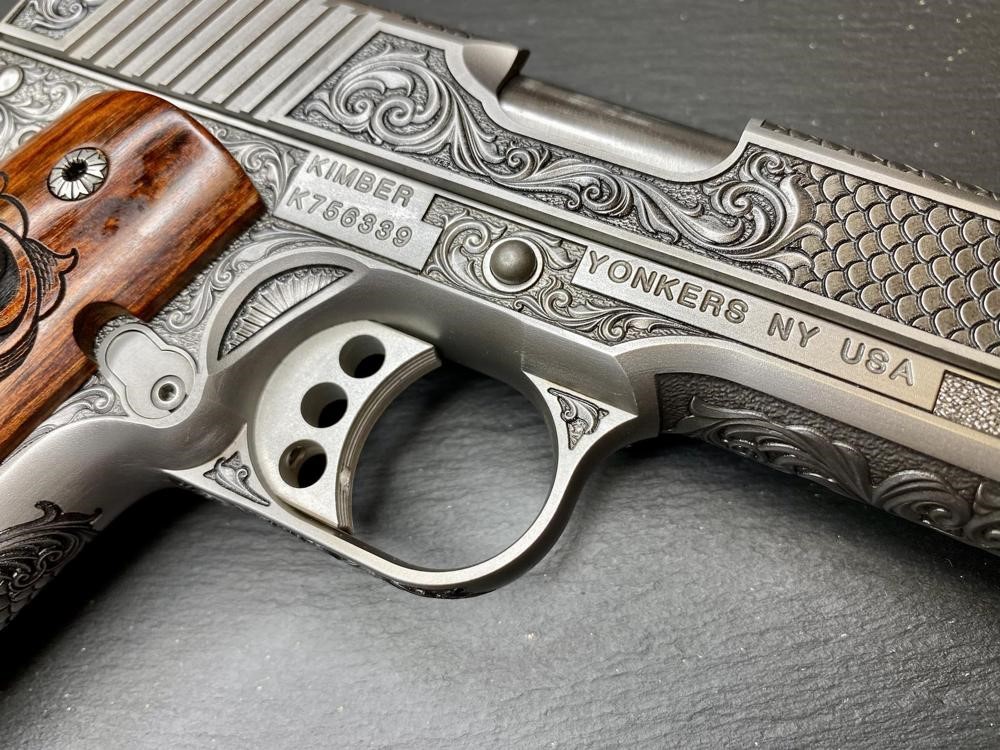 Kimber 1911 Custom Engraved Royal Fish Scale AAA by Altamont .45ACP-img-12