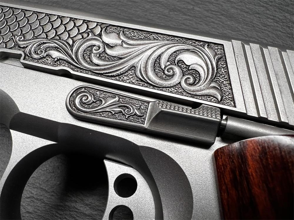 Kimber 1911 Custom Engraved Royal Fish Scale AA by Altamont .45ACP-img-4