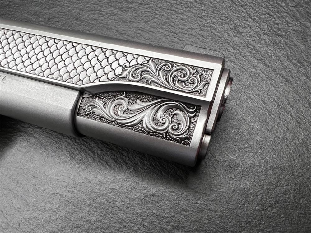 Kimber 1911 Custom Engraved Royal Fish Scale AA by Altamont .45ACP-img-10