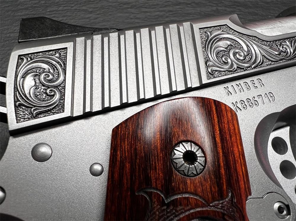 Kimber 1911 Custom Engraved Royal Fish Scale AA by Altamont .45ACP-img-12