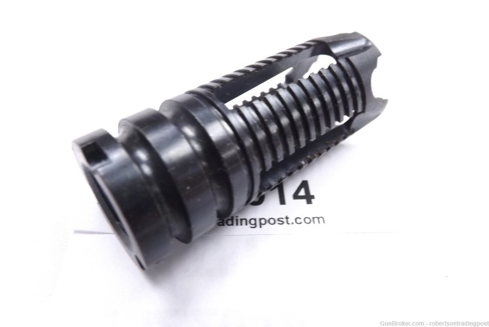 Tacfire Muzzle Brake for AK47 Rifles 14x1 LH 4 Prong Fluted Serrated MZ2014-img-3