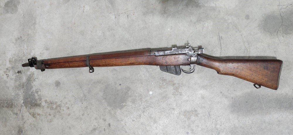 WW2 Savage No 4 Mk1 Enfield Rifle US Property Marked 303 British-img-5