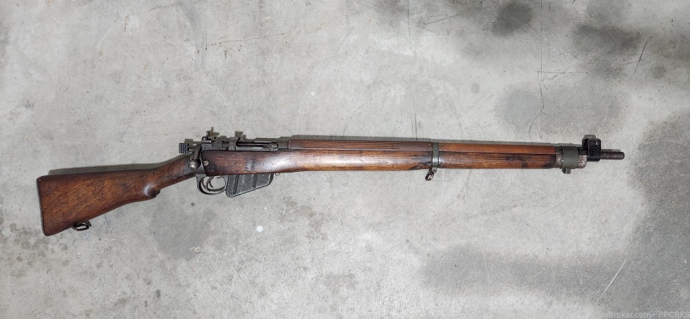 WW2 Savage No 4 Mk1 Enfield Rifle US Property Marked 303 British-img-0