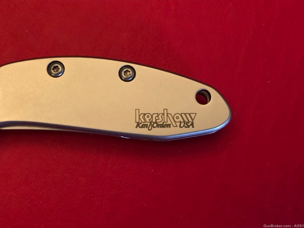 Kershaw U.S.A. Made Ken Onion Chive Model 1600 Satin Stainless NOS 2007 -img-4