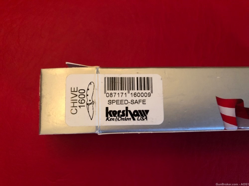 Kershaw U.S.A. Made Ken Onion Chive Model 1600 Satin Stainless NOS 2007 -img-9