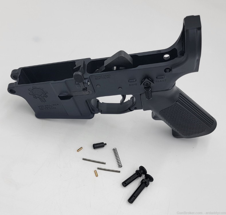 ENHANCED TOXIC ARMS AR15 LOWER RECEIVER W/ AMBI SAFETY EXTEND TAKEDOWN PINS-img-0