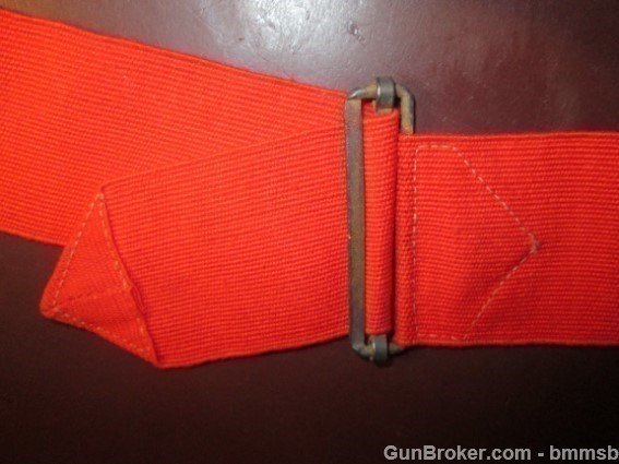 German 1932 Pattern Maneuver Band for the Steel Helmet, Red Cotton W/Buckle-img-3