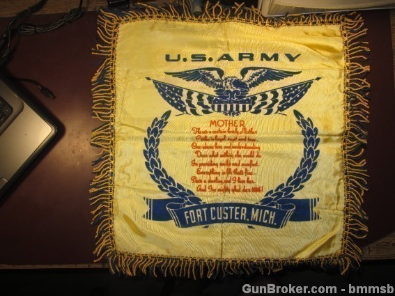 U.S. WW 2 Homefront Pillow Case U.S. ARMY, MOTHER-img-0
