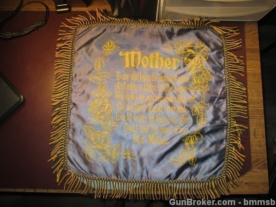 U.S. WW 2 Homefront Pillow Case To Mother-img-0