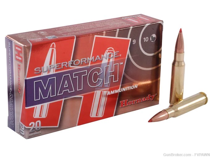 2 Boxes Hornady Superformance Match Ammo 308 Winchester 168 Grain ELD Match-img-0