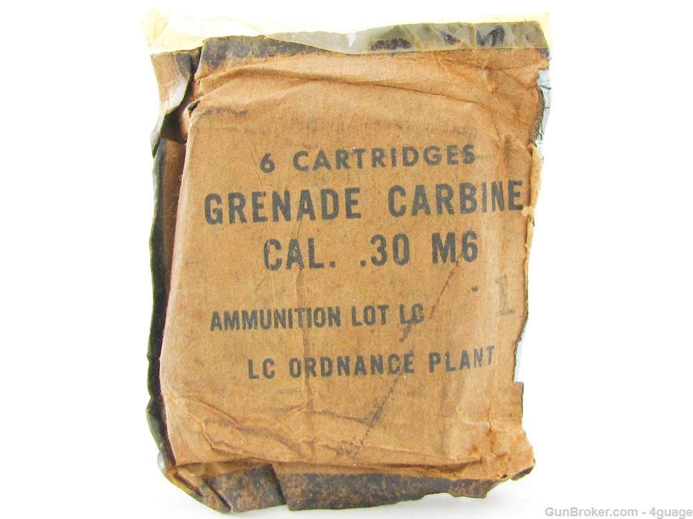 WW2 M6 Grenade Cartridges for M1 Carbine - Foil Sealed Box - Vintage ...