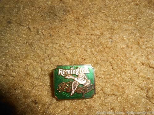 Remington First In The Field Hat Pin-   Last one-img-0