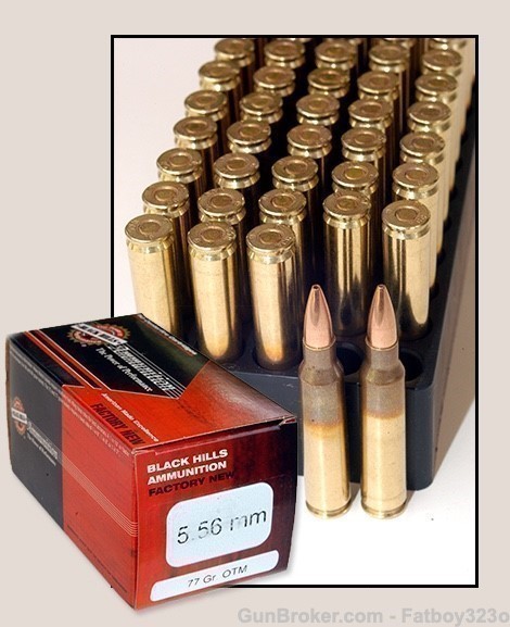 50 Rounds - Black Hills 5.56mm MK262 Mod 1 Ammo NATO 77 Grain OTM-img-2