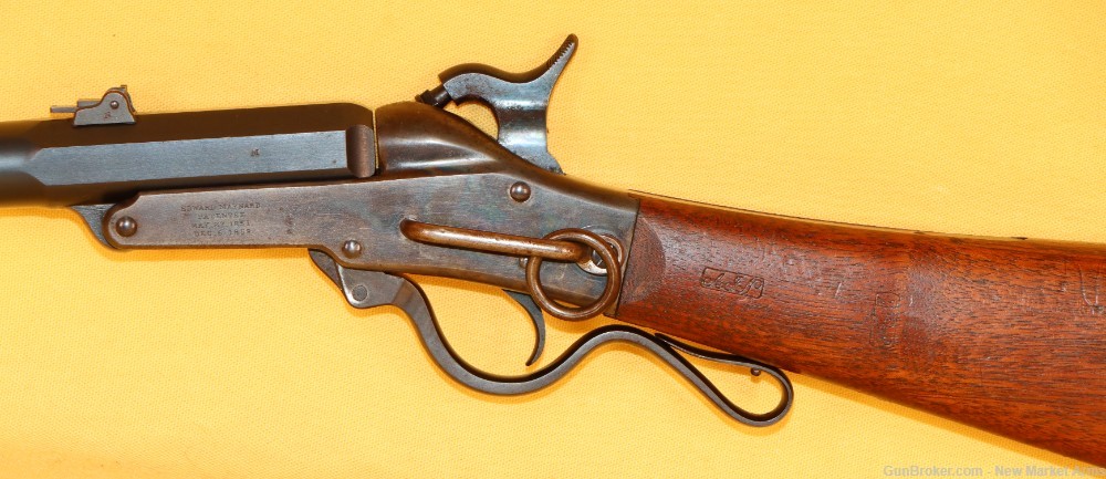 Mint, Unissued Civil War 2nd Model Maynard Cavalry Carbine-img-11