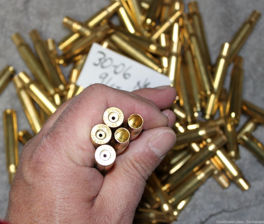 30-06 Brass all NEW Hornady Headstamp 91 pieces-img-1