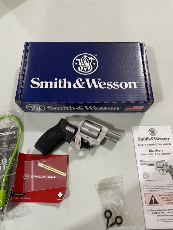 Smith And Wesson 642 38 special +P with crimson trace grips -img-1