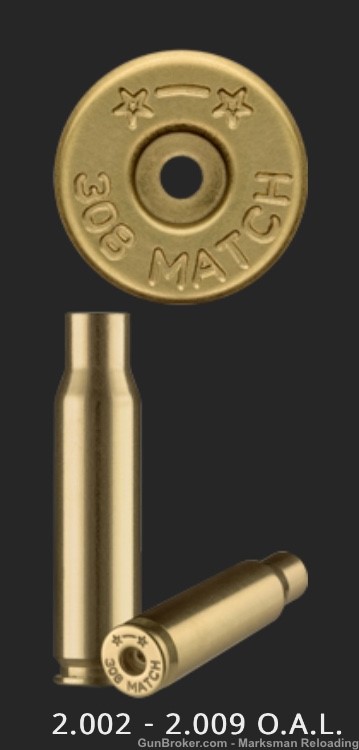Starline 308 MATCH SRP brass, 308 Win Small Rifle Primer Brass- 200 count-img-3