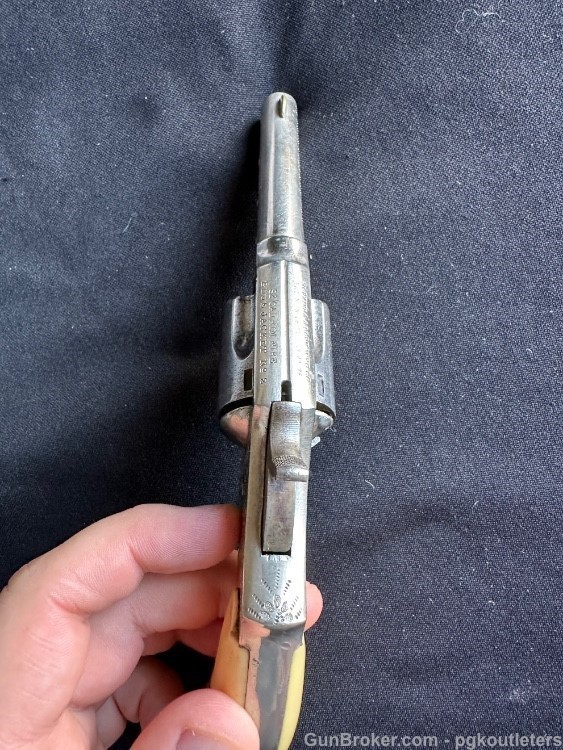 Engraved Hopkins & Allen Blue Jacket No. 2 Single Action Revolver 32 RF, 3”-img-3