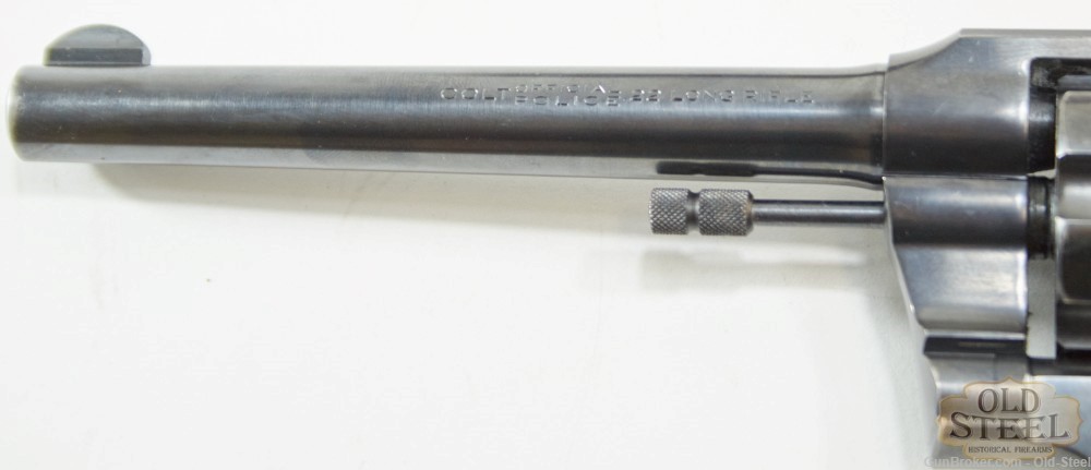 Colt Official Police 22 LR Target Revolver MFG 1935 C&R Comes W/ Holster-img-6