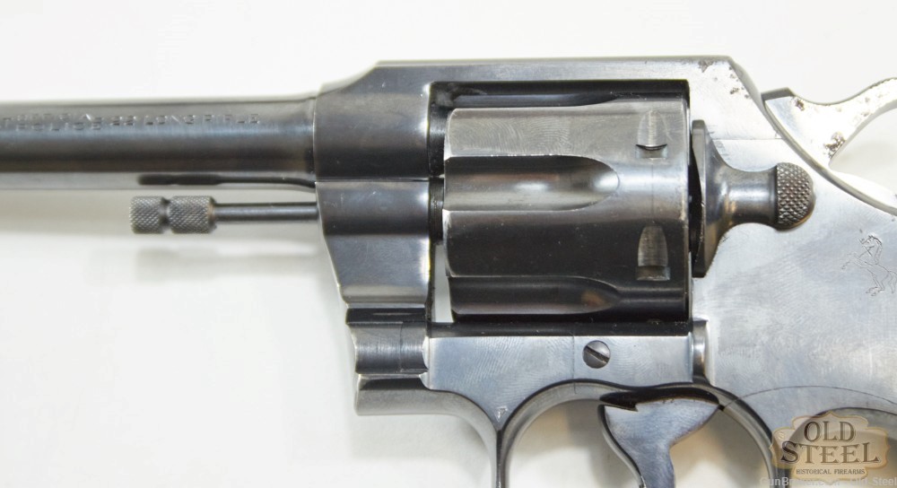 Colt Official Police 22 LR Target Revolver MFG 1935 C&R Comes W/ Holster-img-7