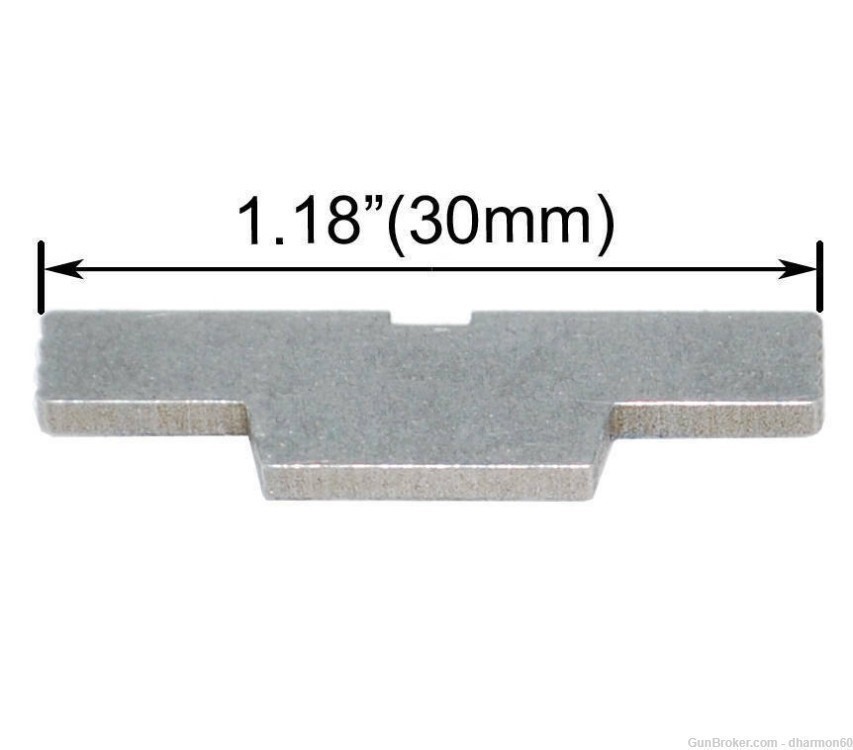 Stainless Steel Pin Set and Extended Slide Lock For Glock Gen 4-img-1