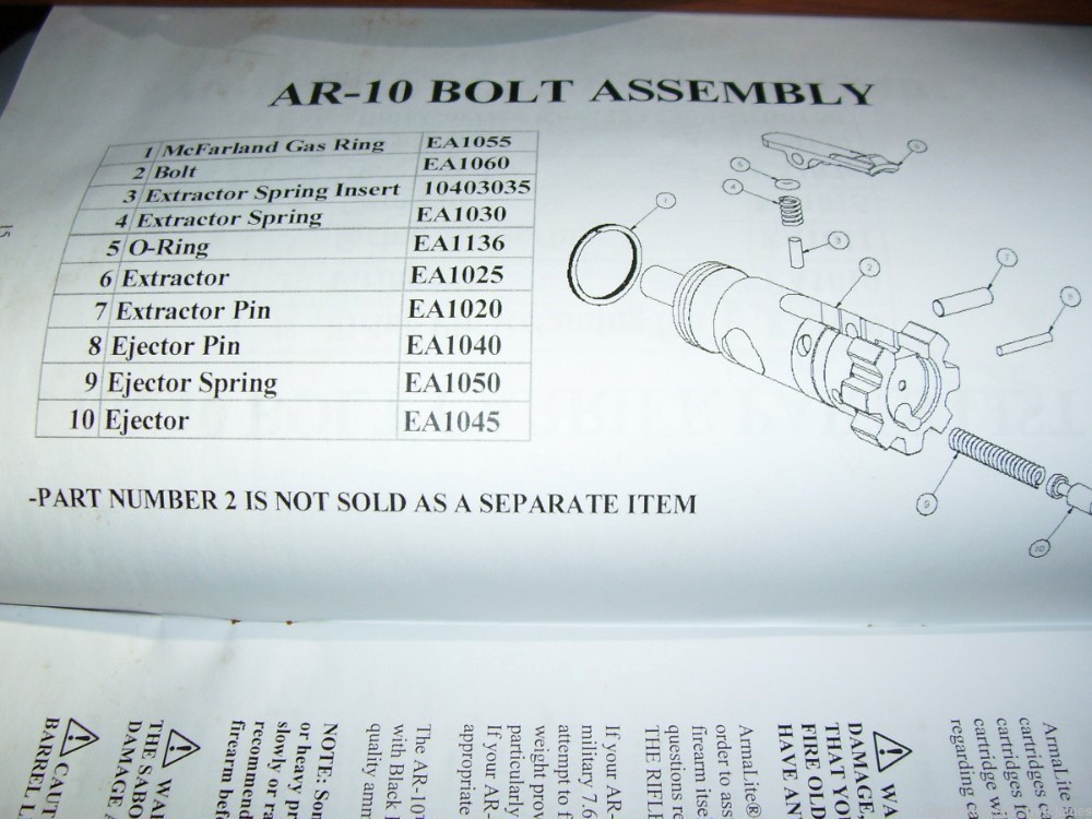 AR-10 Owner's Manual, 2009, Armalite-img-2