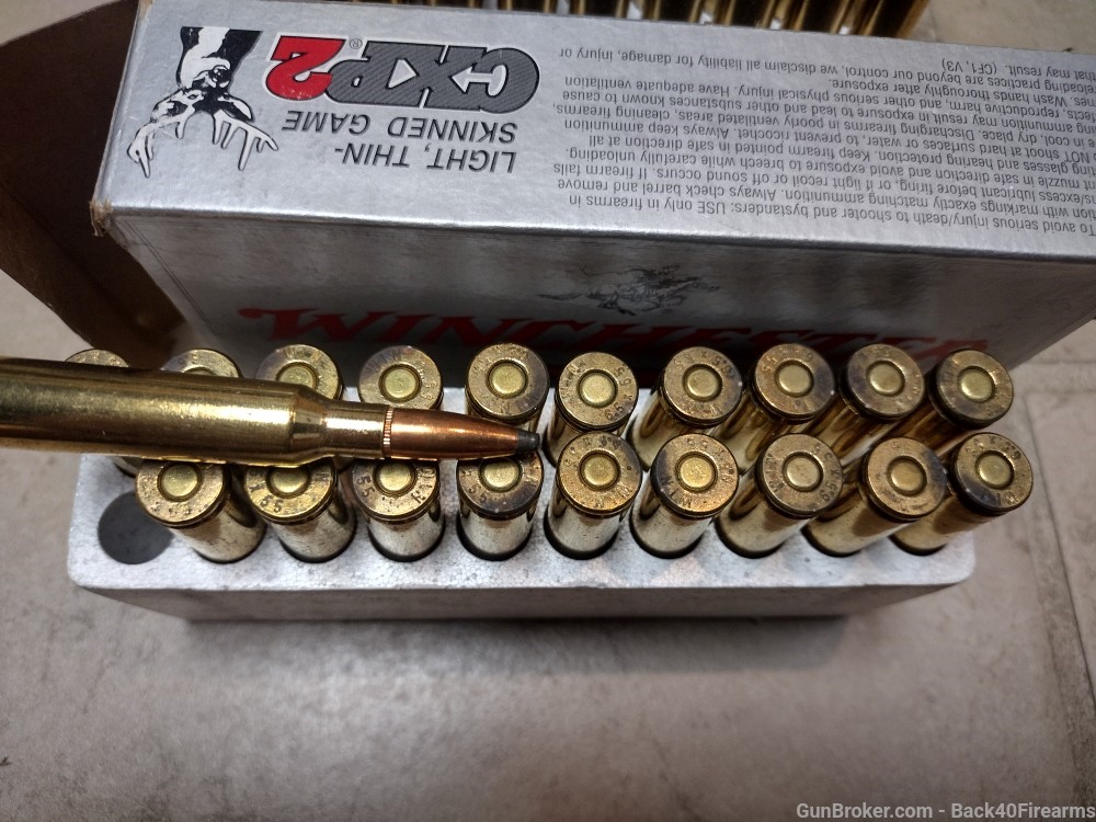 60 Rd Lot Winchester / Federal 6.5x55 Swedish 140 gr ammunition Swede ammo-img-1