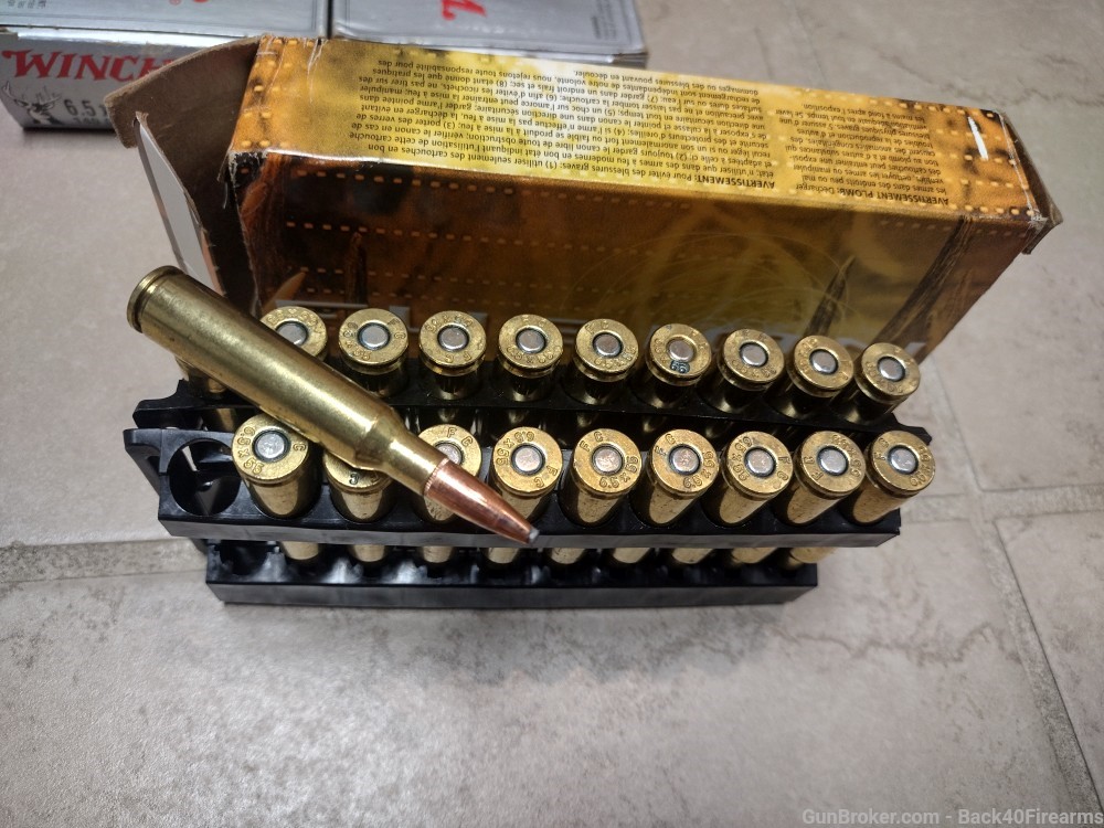 60 Rd Lot Winchester / Federal 6.5x55 Swedish 140 gr ammunition Swede ammo-img-4