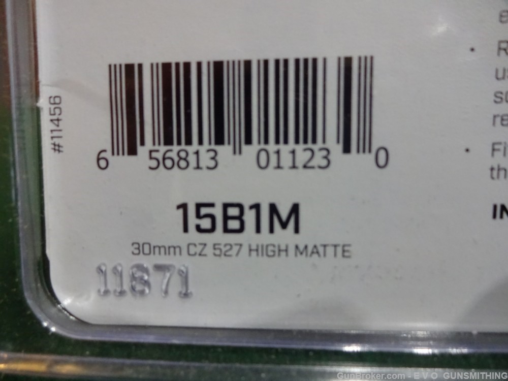 WARNE  MAXIMA RINGS 30MM CZ 527 HIGH MATTE  15B1M-img-0