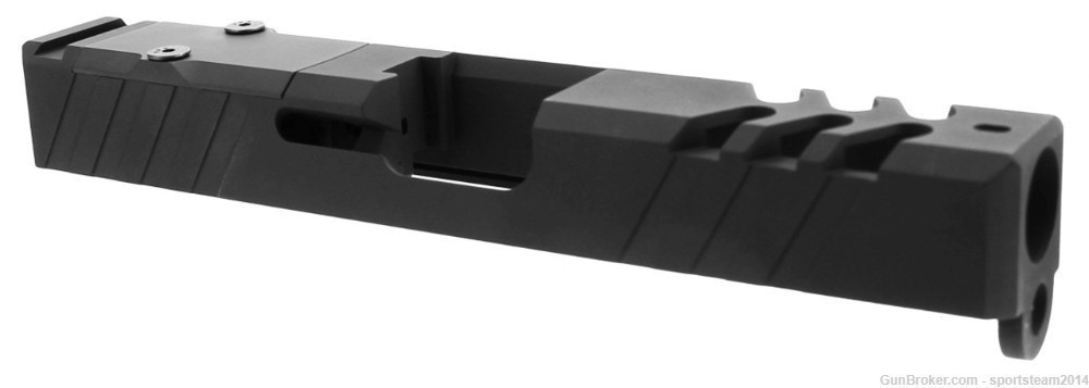RMR Optic Ready GLOCK 19 SLIDE + With Cover Plate +Guide Rod Full Parts Kit-img-5
