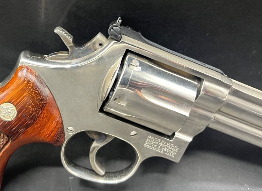Smith and Wesson 586 Nickle 357 Magnum-img-6