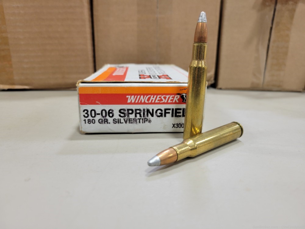 30-06 Winchester Silvertip 180 gr. Vintage 20 rds.No Credit card fee!-img-0