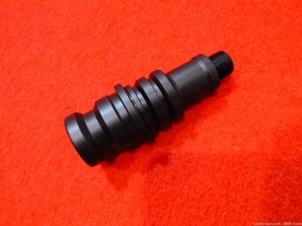 AR 15 3" 9mm Barrel Nitride 4150 CMV 1:10 Twist 1/2"x28 TPI Muzzle-img-1